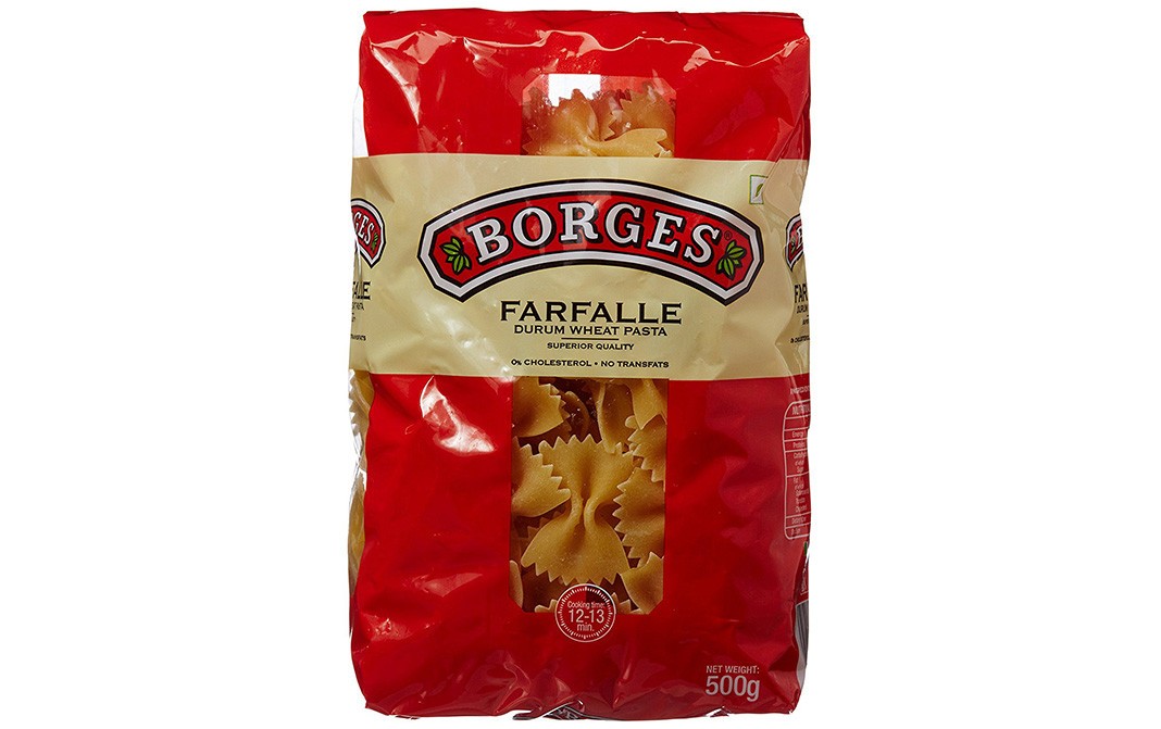 Borges Farfalle Durum Wheat Pasta    Pack  500 grams